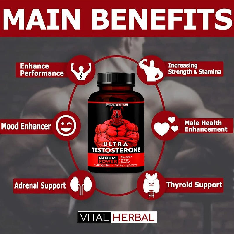 Ultra Testosterone - Energy Booster For Men